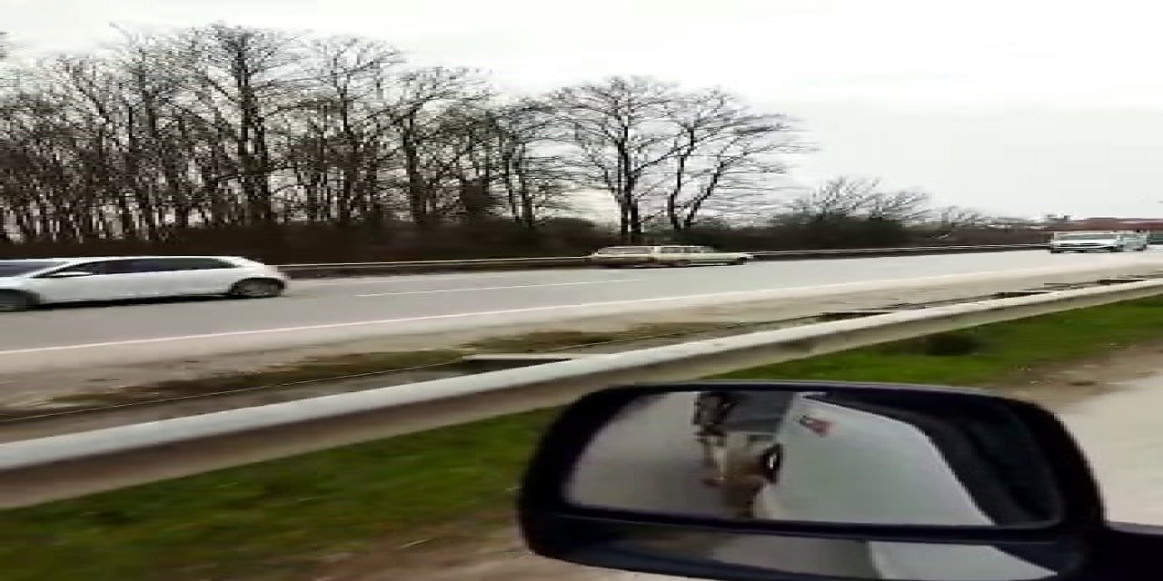 D-100’de ters yönde ilerledi, ölüme davetiye çıkardı