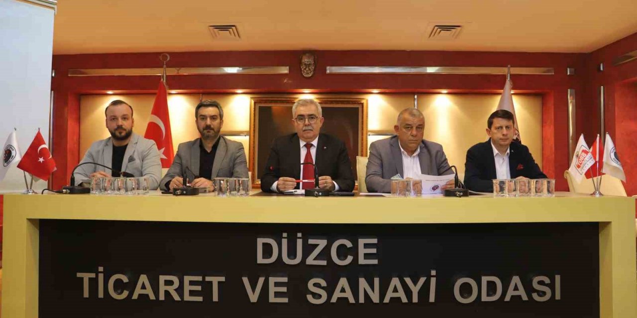 Düzce TSO Meclisinde deprem çalışmaları konuşuldu