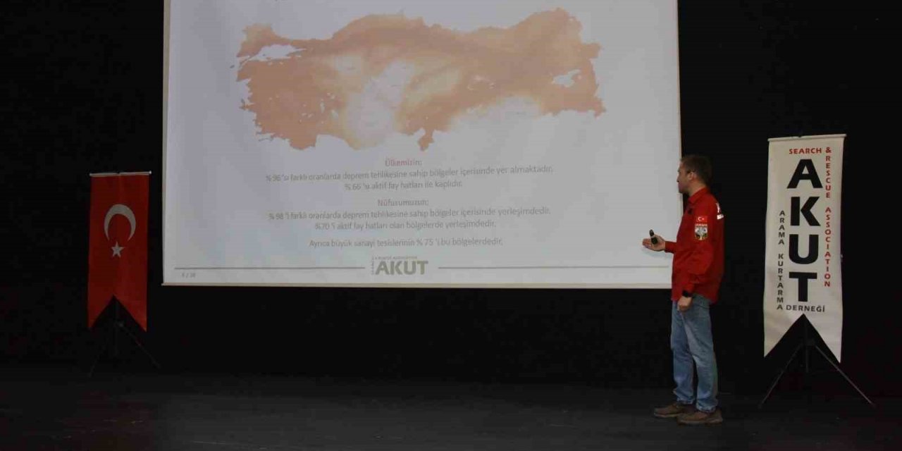 Bozüyük’te deprem bilinçlendirme semineri yapıldı