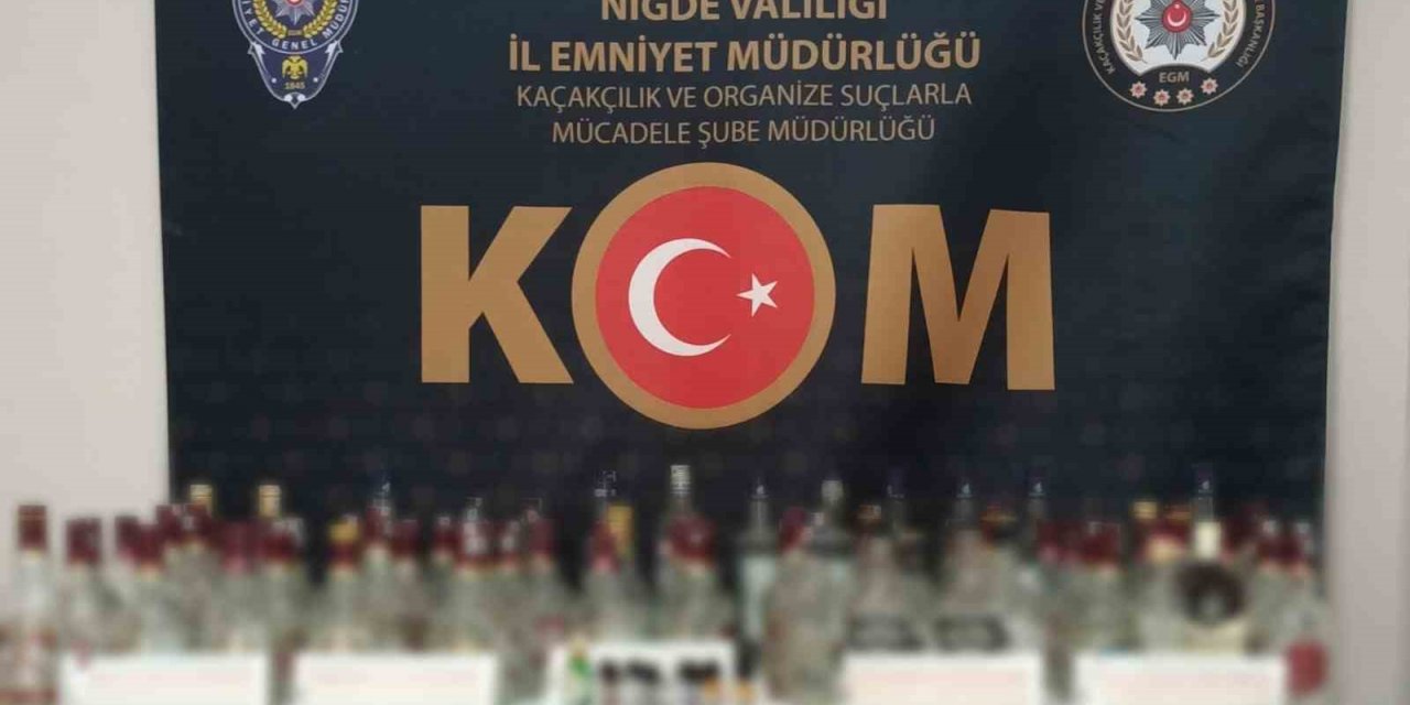 Kaçak içki üretimi operasyonu: 1 tutuklama