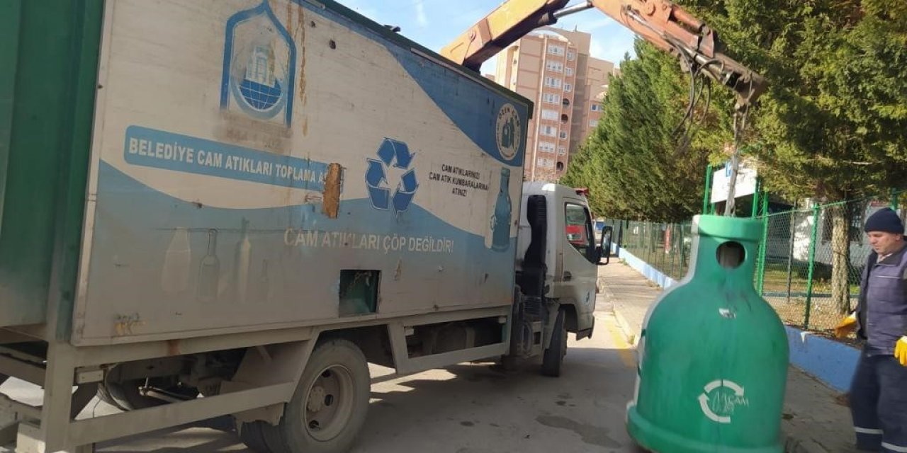 İzmit’te her ay 30 ton cam atık dönüştürülüyor