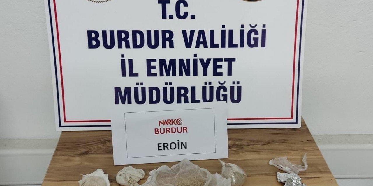 Burdur’da narkotik operasyonlarında 33 şahsa işlem yapıldı
