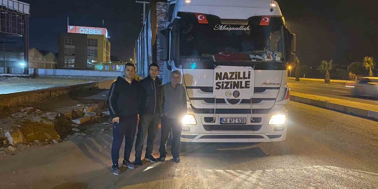 Nazilli’den Kahramanmaraş’a gönül köprüsü