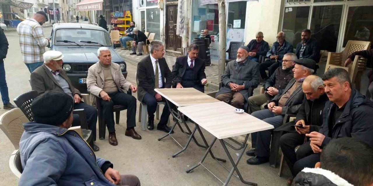 AK Parti’den İncesu ve Yeşilhisar’a "geçmiş olsun" ziyareti