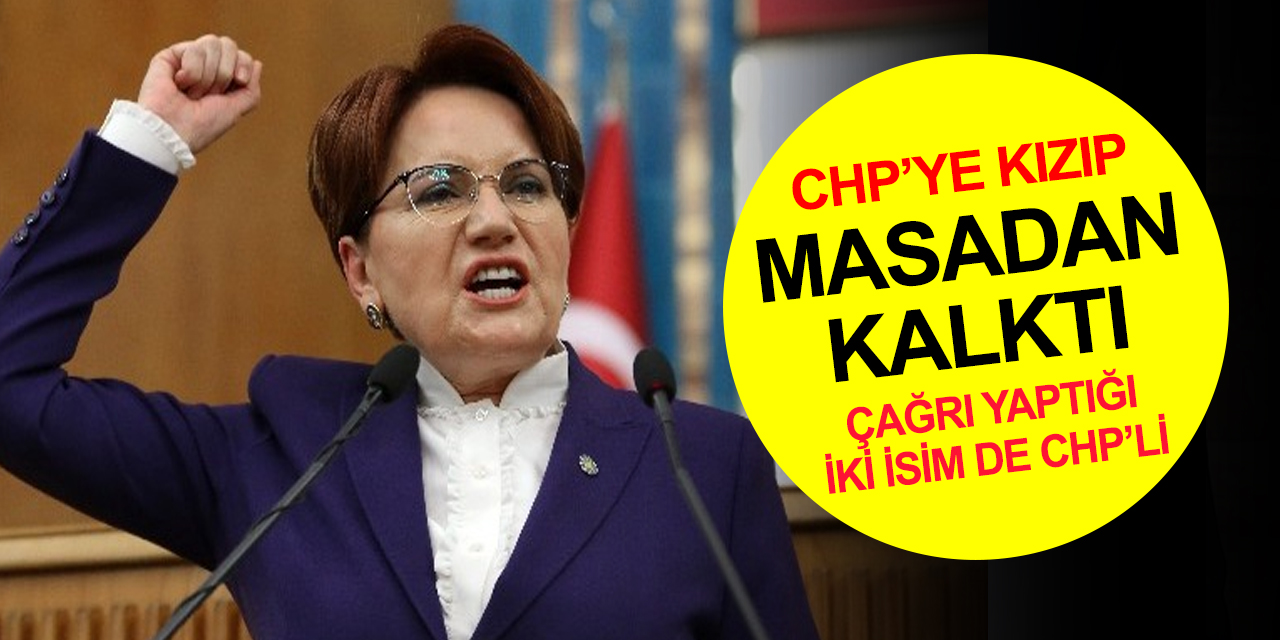 Meral Akşener 7'li masadan ayrıldı! CHP'li İmamoğlu ve Yavaş'a adaylık çağrısı yaptı
