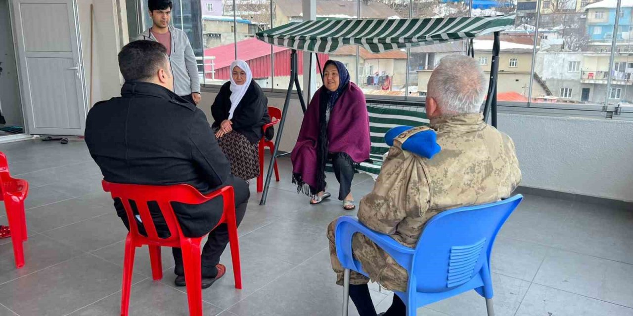 Beytüşşebap’a gelen depremzedelerin ihtiyaçları gideriliyor