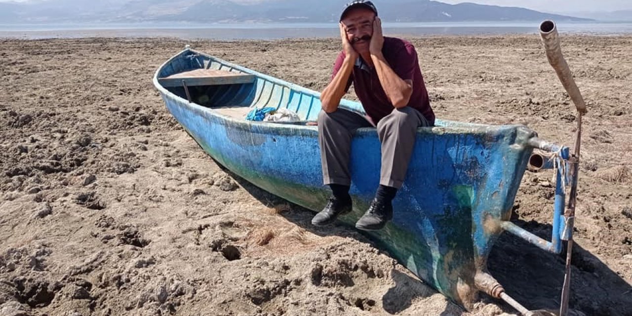 Eğirdir Gölü’nün su kotu gözle görülür şekilde düştü