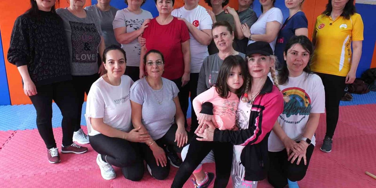 Balıkesirli kadınlar pilates ile stres atıyor