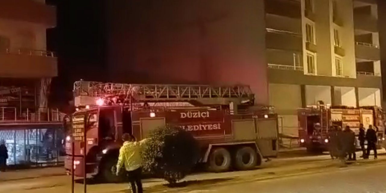 Osmaniye’de iş yerinde yangın