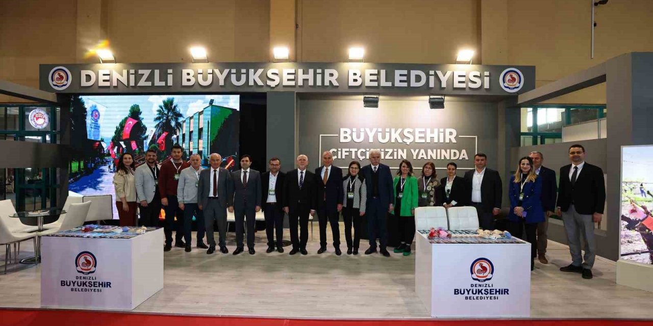 Denizli Büyükşehir stanttı fuarda ilgi gördü