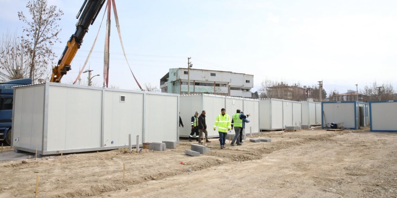 Bağcılar Belediyesi, Malatya’da konteyner kent kuruyor