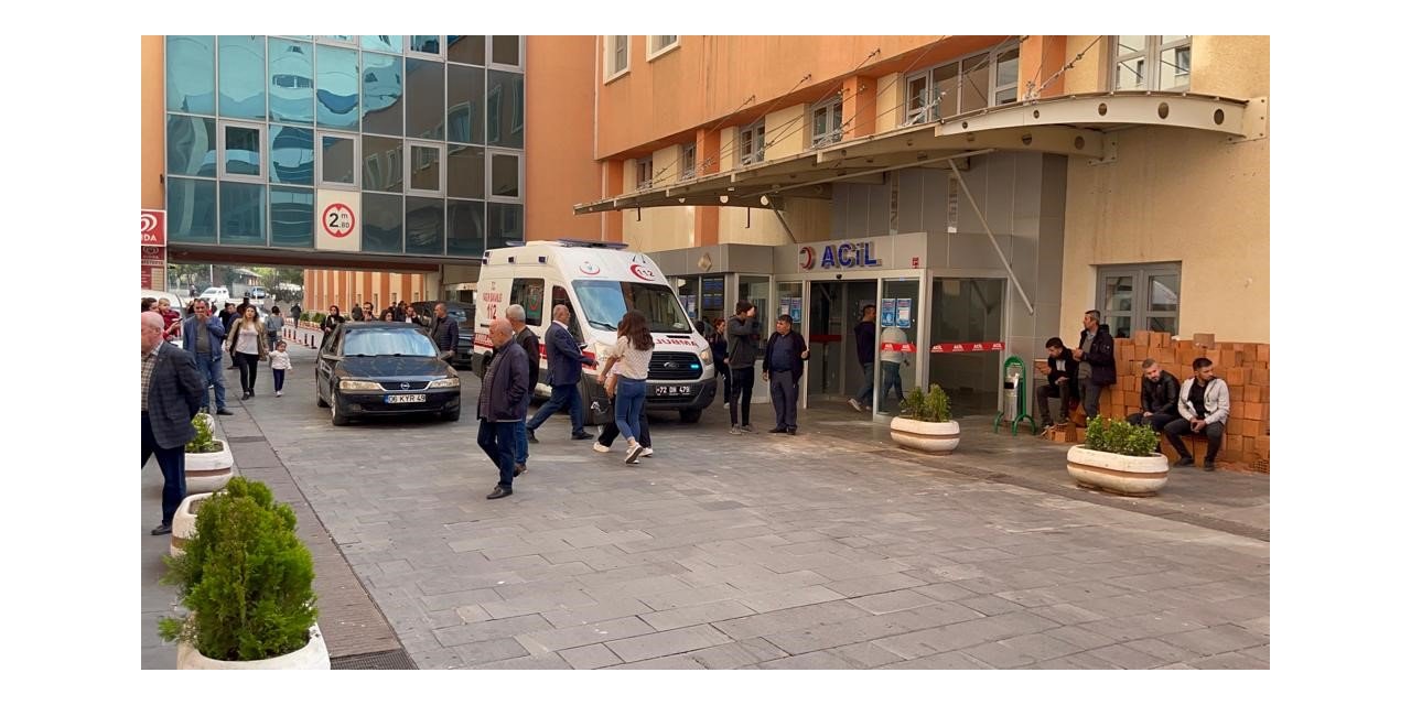 Batman’da hasta yakını hastanede dehşet saçtı: Bebek ve güvenlikçi yaralandı