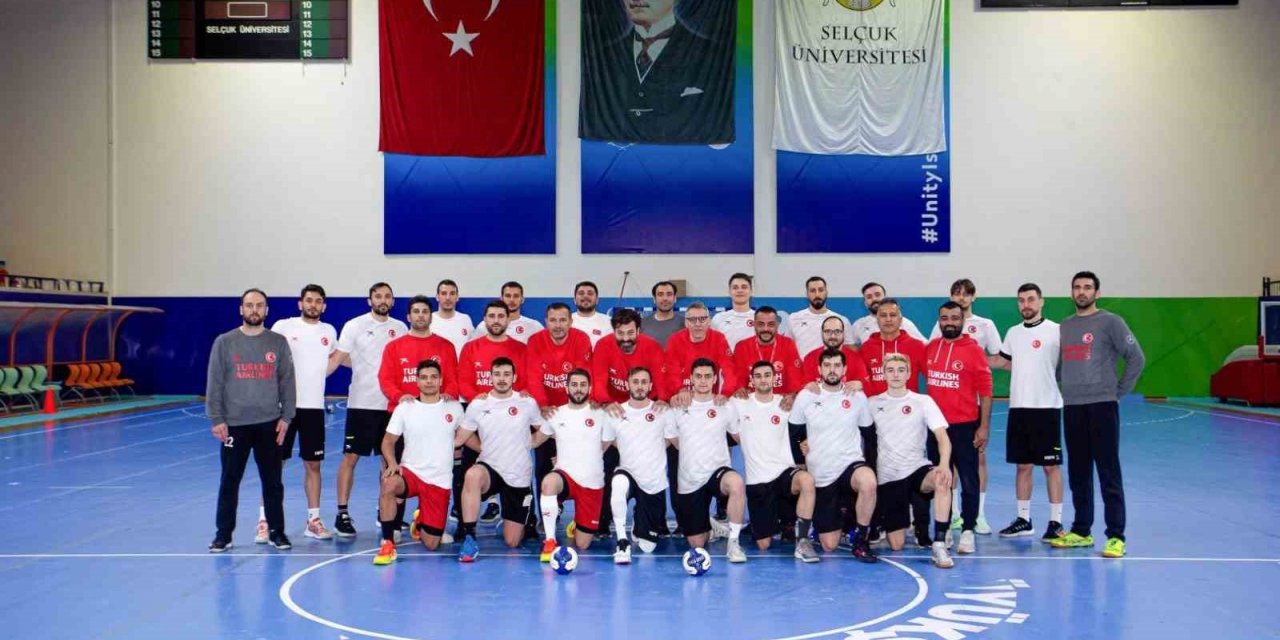 A Milli Erkek Hentbol Takımı Lüksemburg maçları hazırlıklarını sürdürüyor