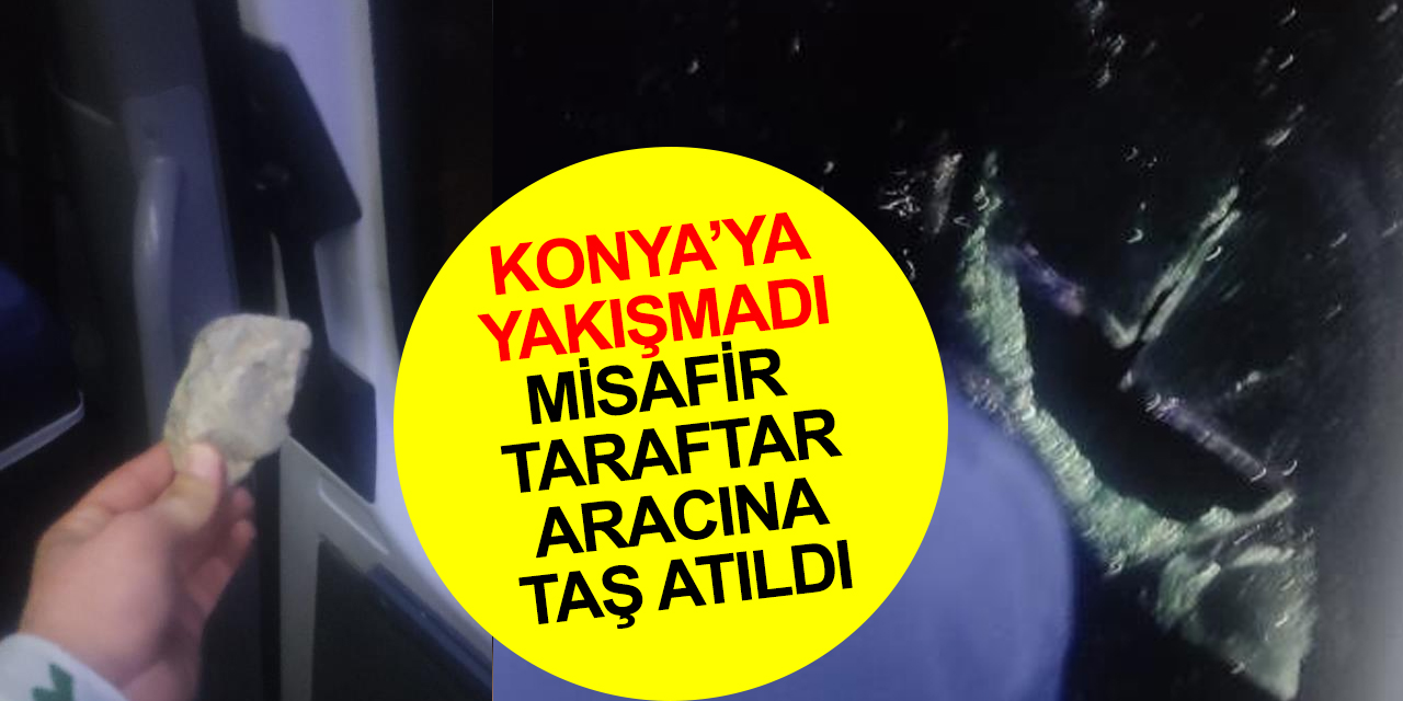 Giresunspor taraftarına Konya’da taşlı saldırı iddiası!