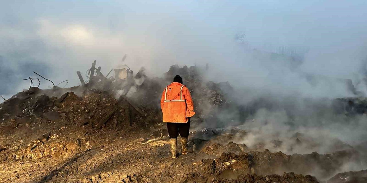 Köyde çıkan yangın 3 evi küle çevirdi