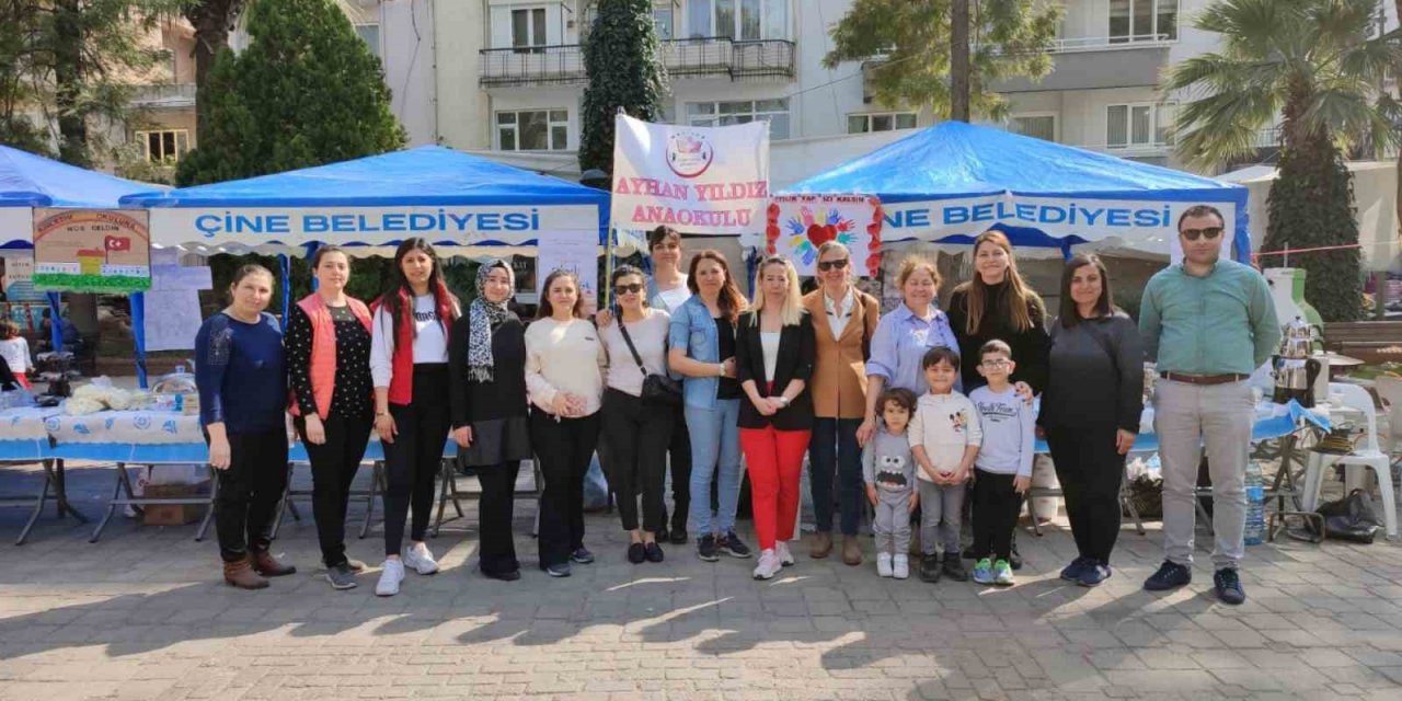 Çine’de depremzede öğrenciler için hayır panayırı düzenlendi
