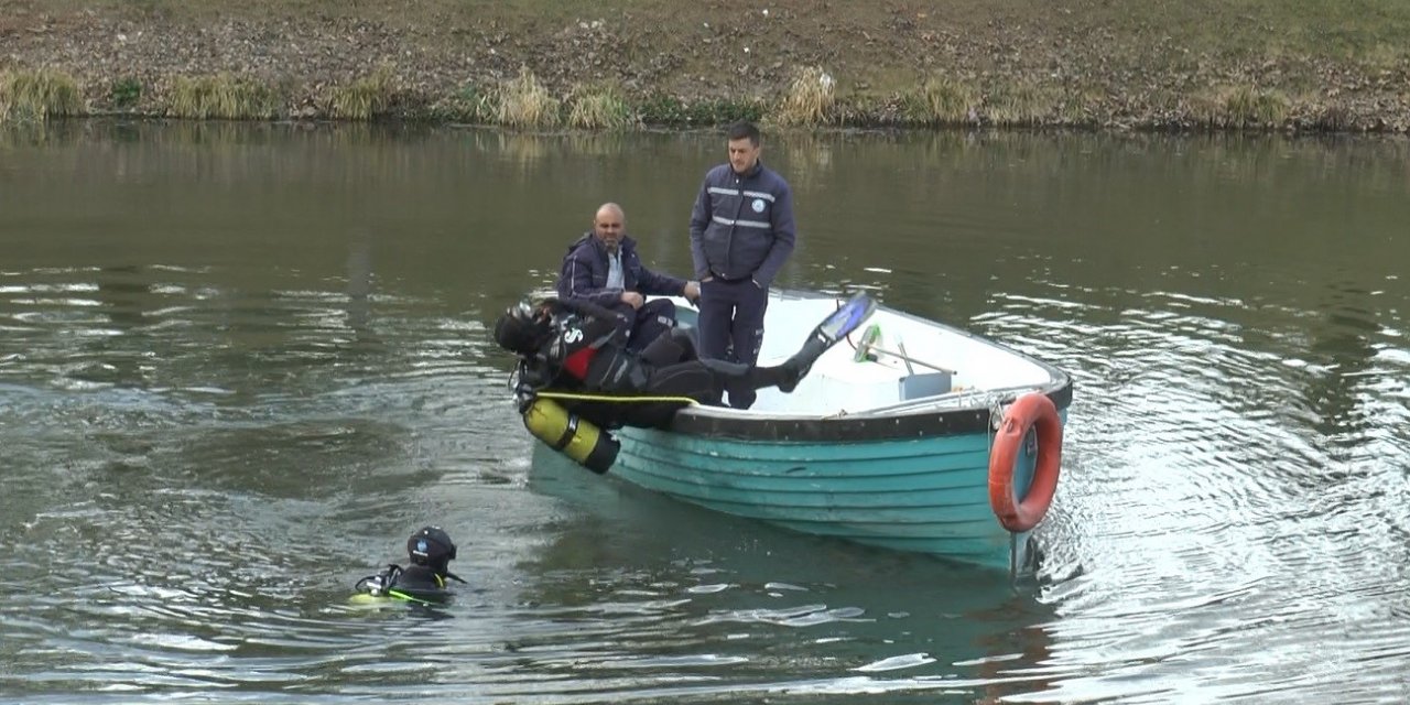 47 bin liralık bisiklet için Porsuk Çayı’nda dalgıçlı arama