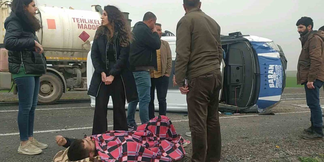 Direksiyon hakimiyetin kaybeden sürücü kaza yaptı: 1 yaralı