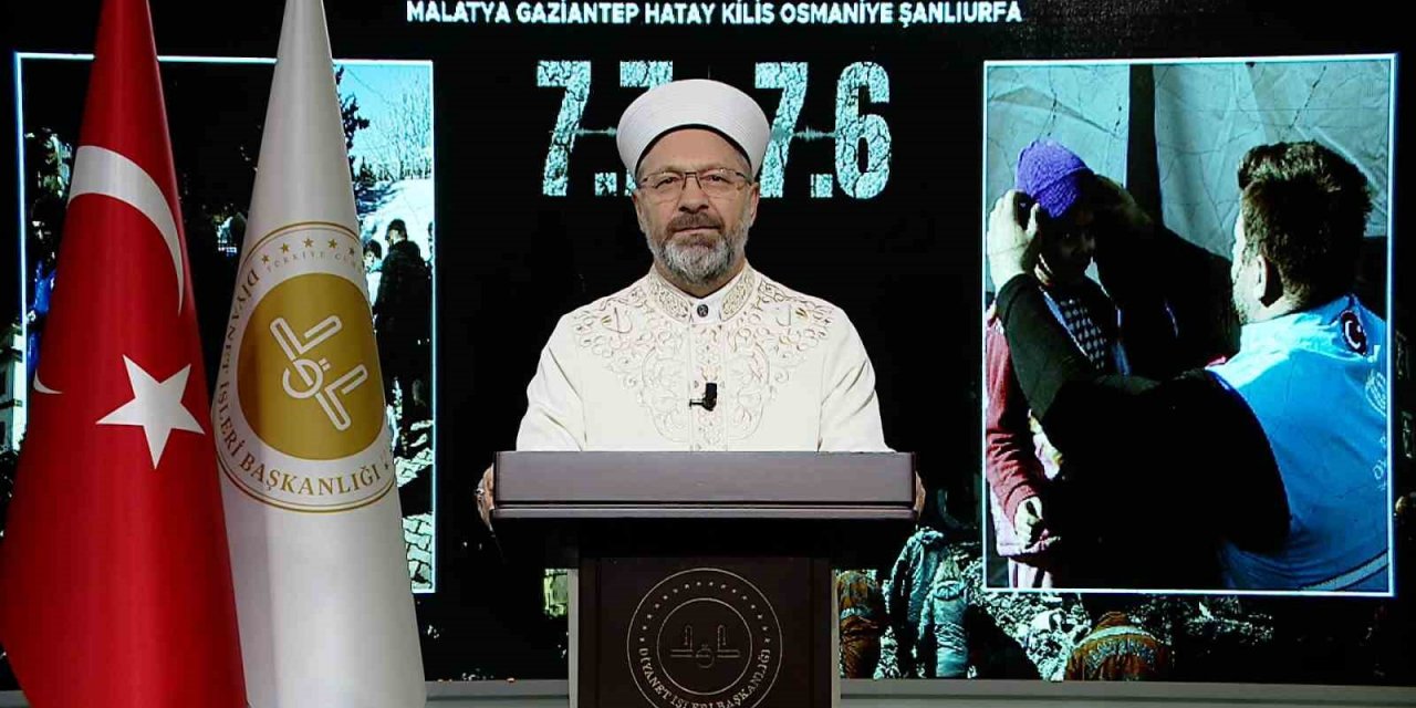 Diyanet İşleri Başkanı Erbaş: “Hocalarım, yaralı gönüllere merhem olmak için pervane oldunuz”