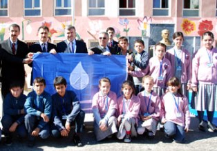 Kocatepe'ye Mavi Bayrak