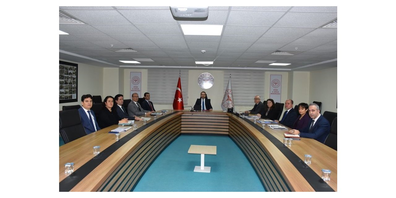 Aydın İl Sağlık Müdürü Şenkul, kurum içi ilk toplantısını gerçekleştirdi