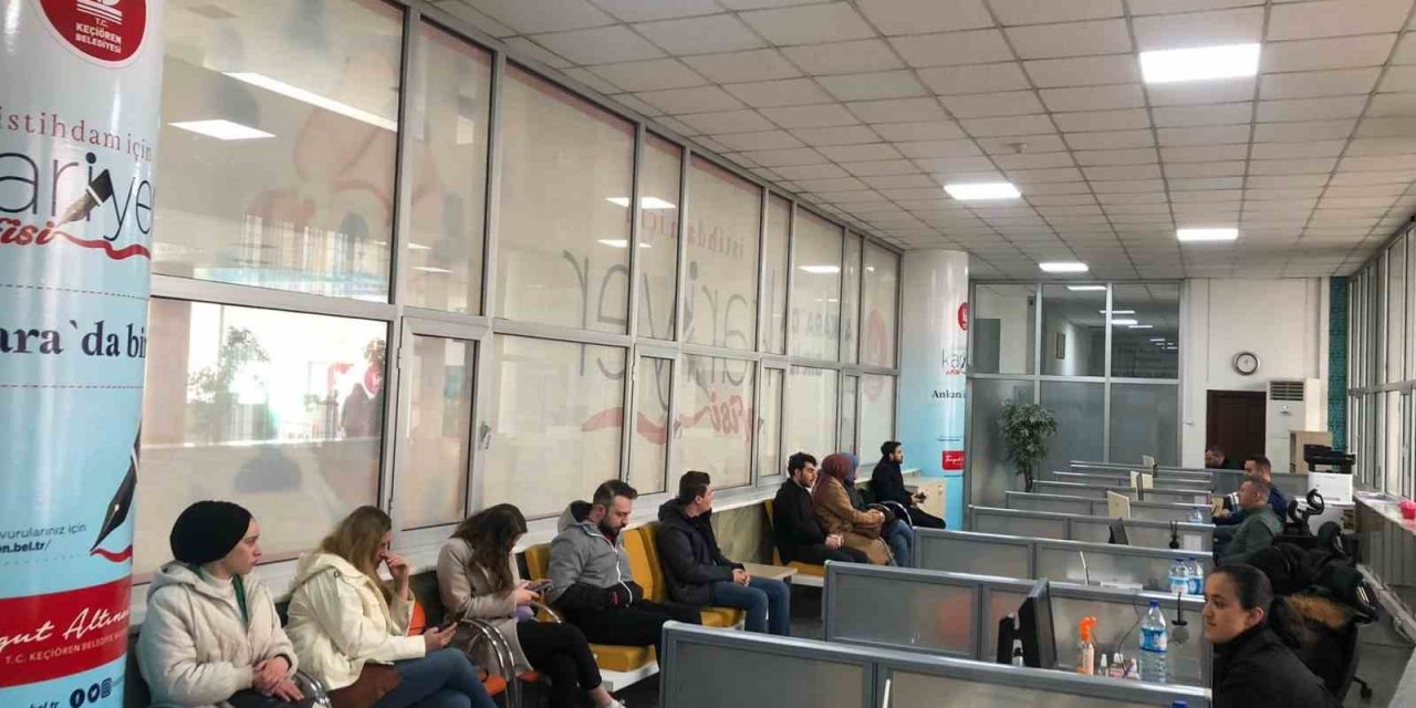 Keçiören’de kariyer ofisi depremzedelerin istihdamı için çalışıyor