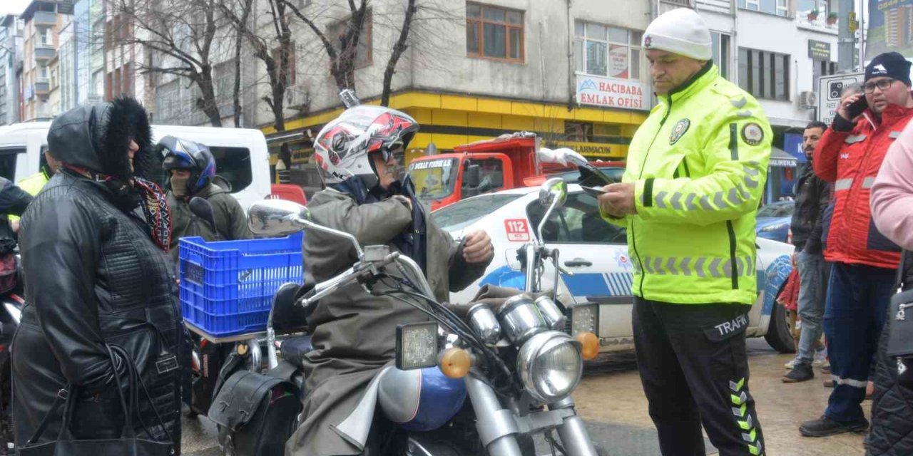 Ordu’da motosiklet sürücülerine sıkı denetim