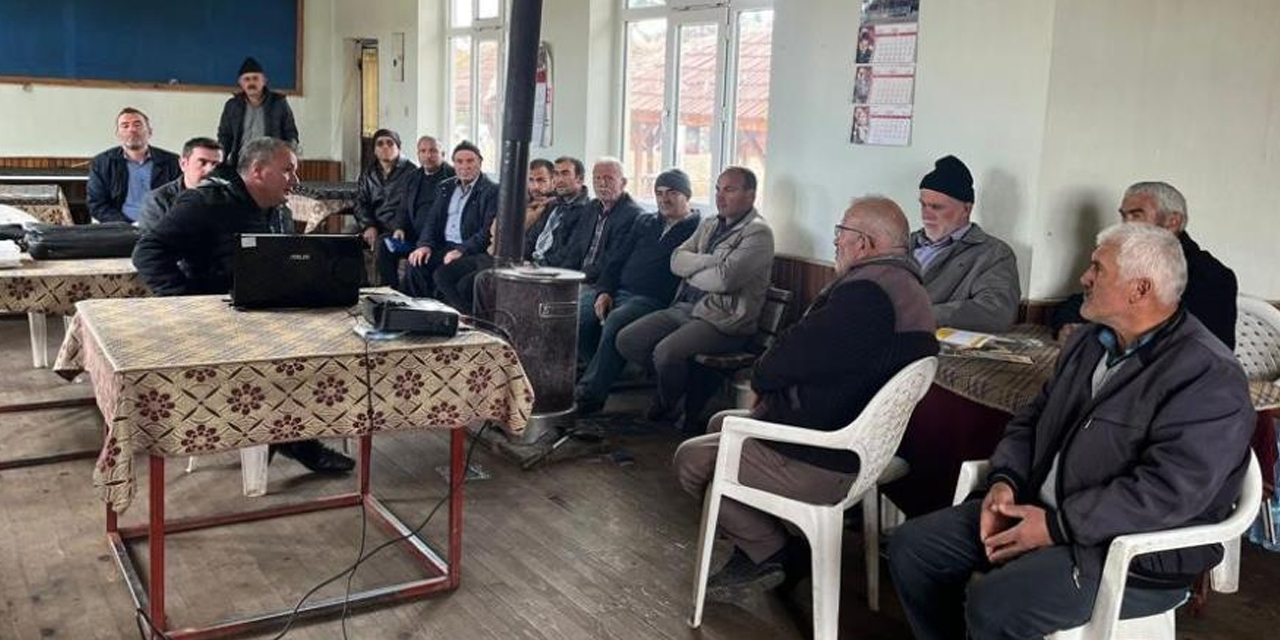 Konya Beyşehir’de çiftçi eğitim toplantıları devam ediyor