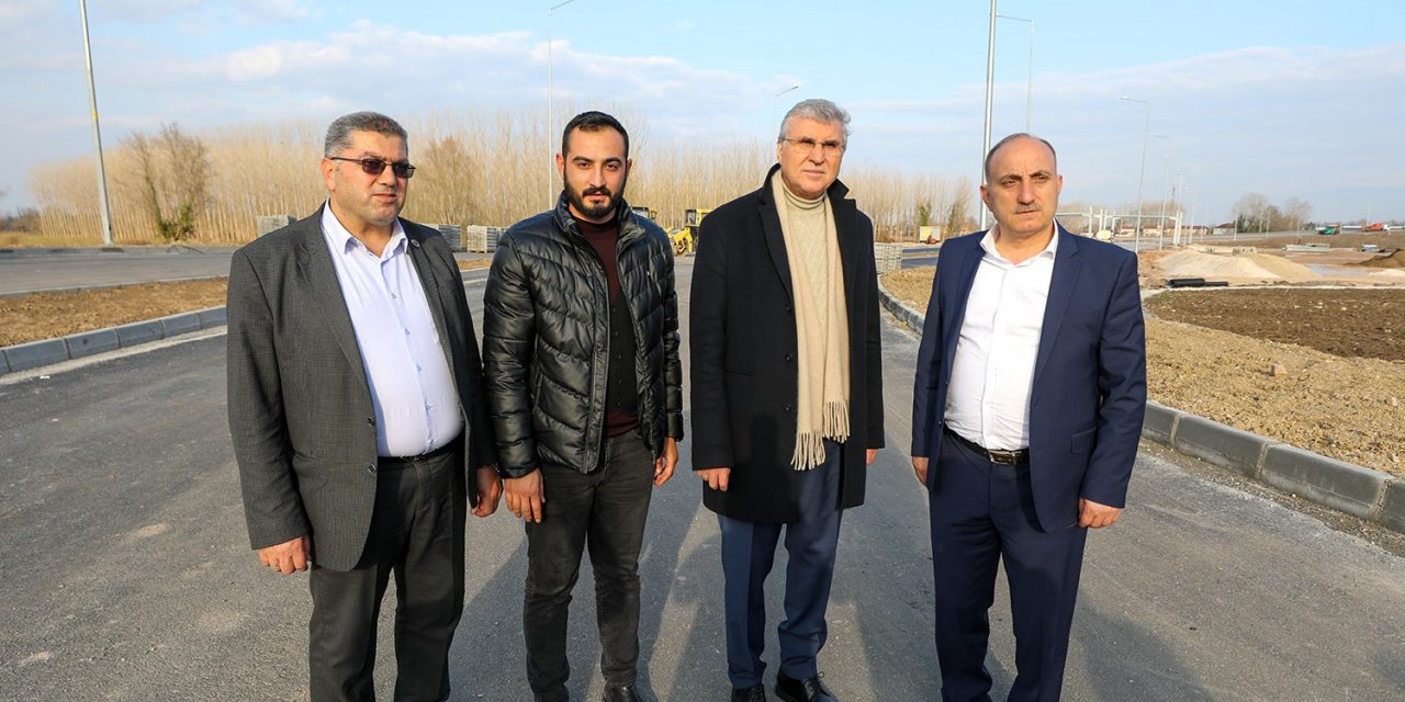 Yeni otoban girişinde çalışmalar hızlandı