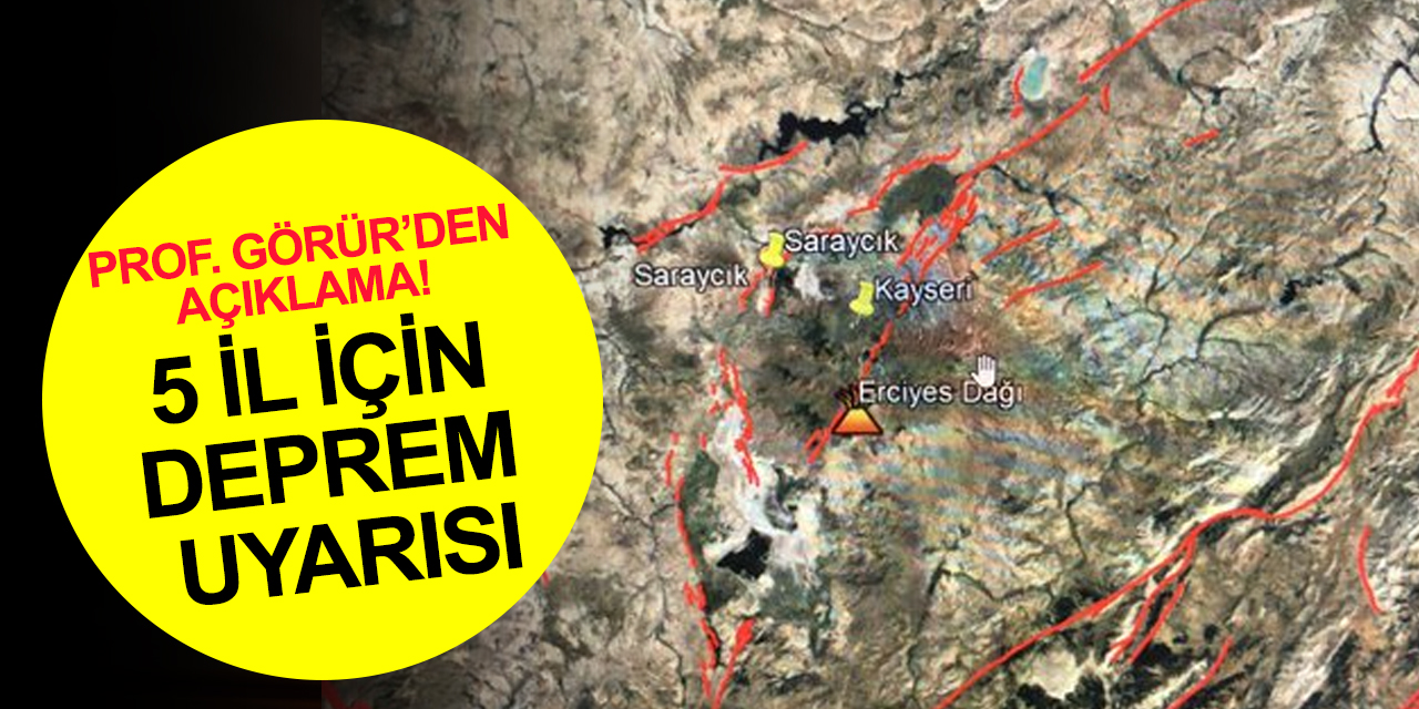 Prof. Naci Görür Kayseri depreminin ardından uyardı! Fay hatları kırıldı, 5 ile dikkat
