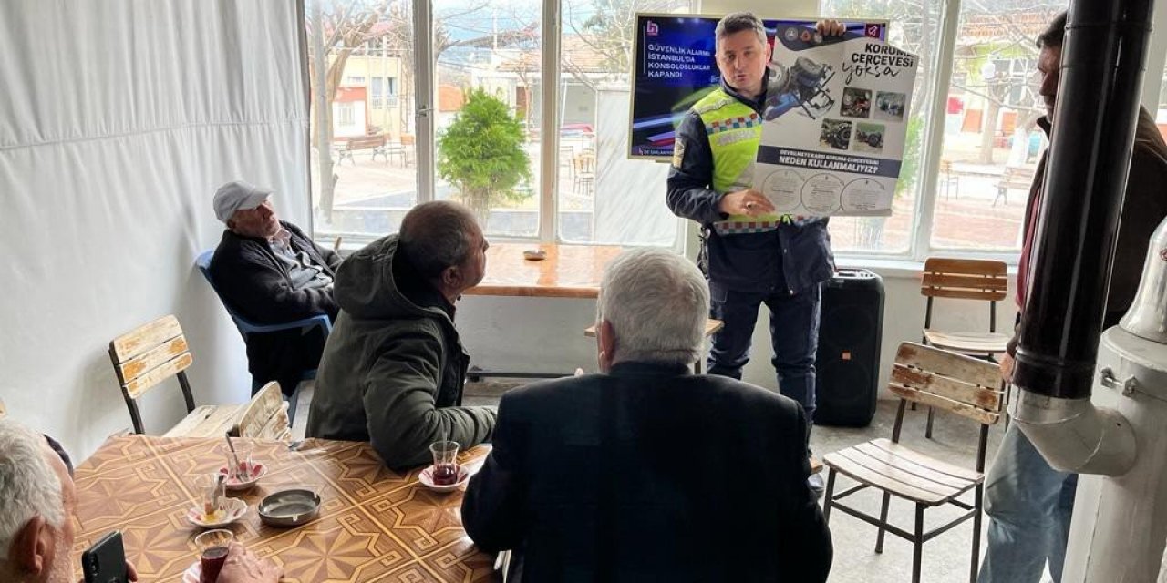 Jandarmadan traktör sürücülerine “güvenlik” eğitimi