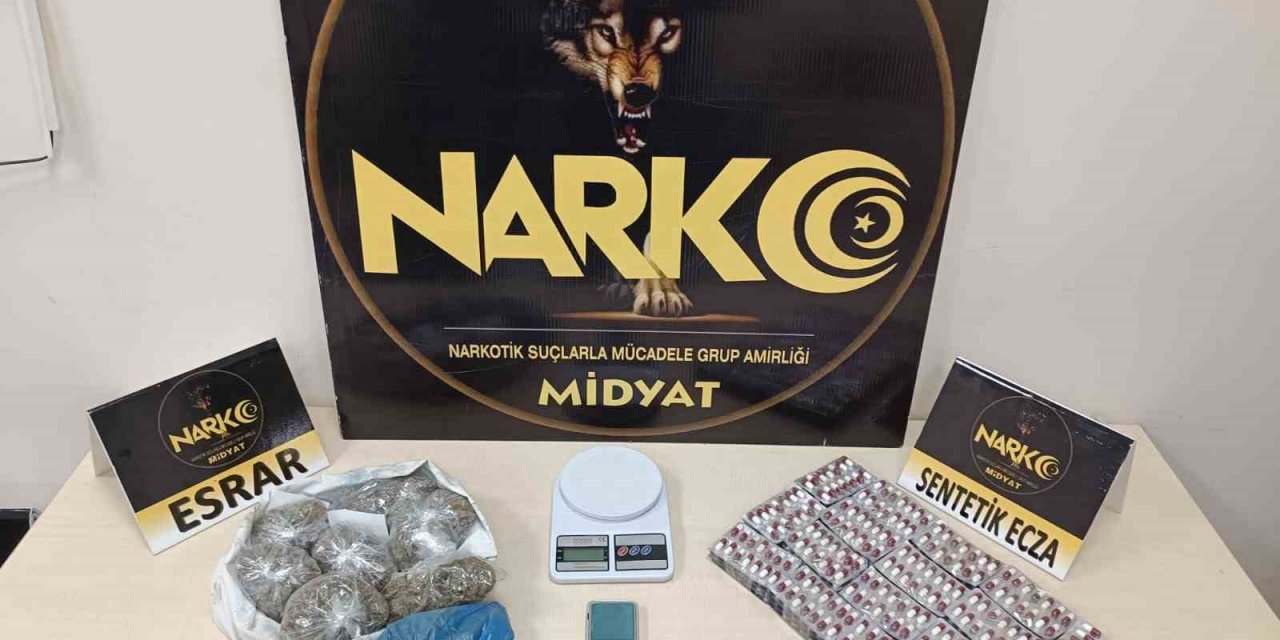 Midyat’ta uyuşturucu madde ticareti yapan şahıs tutuklandı