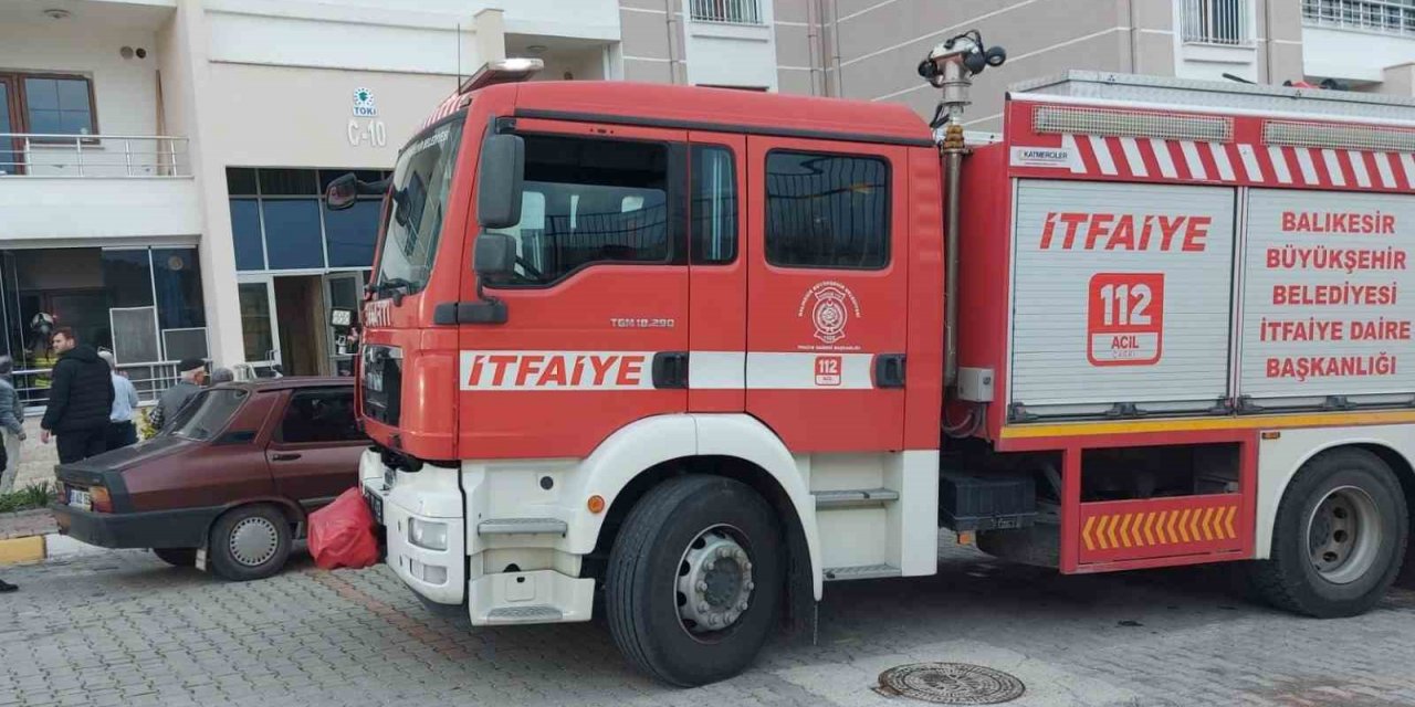 Sındırgı’da yangın