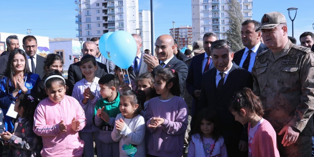 Mardin’de depremzede çocuklar hem güldü hem öğrendi