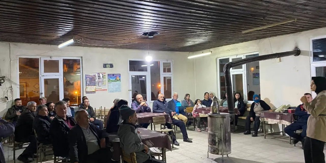 Karacasu’da vatandaşlar bilgilendirilmeye devam ediyor