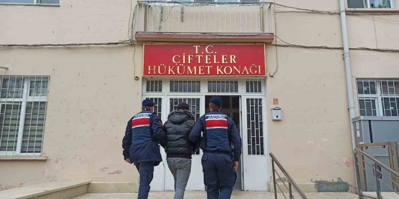 Motosiklet hırsızı jandarma ekiplerince yakalandı