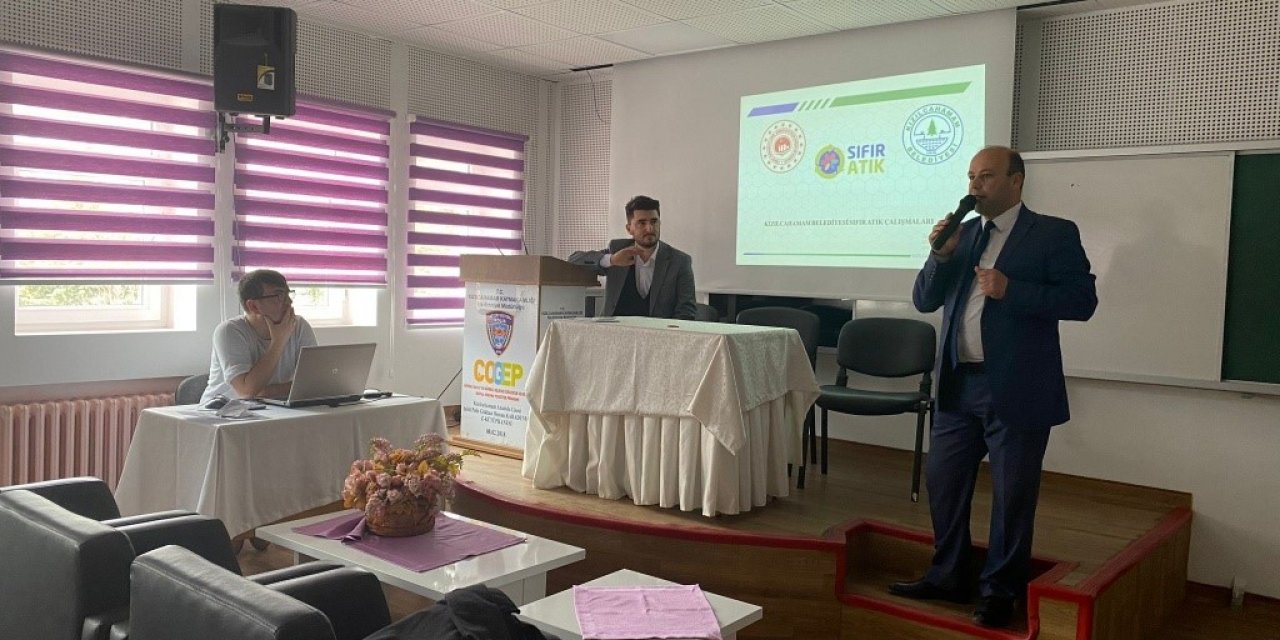 Kızılcahamam’da öğrencilere çevre ve doğal hayatın korunması hakkında eğitim