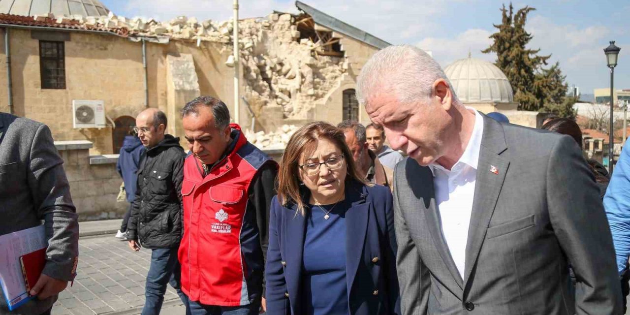 Gaziantep’te depremde zarar gören tarihi yapılar restore edilecek