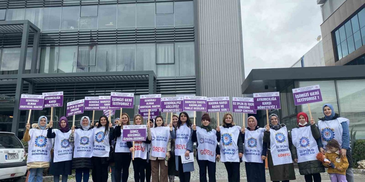 Öz İplik İş Sendikası Kadın Komitesi Başkanı Özcan: “İş ilişkisi sona erdirilen üyelerimizin, işe iadelerinin gerçekleştirilmesini talep ediyoruz”