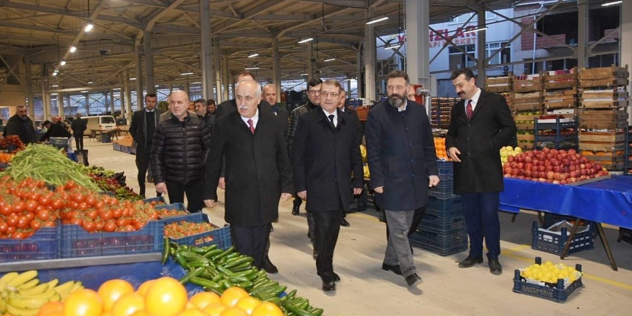 535 yıldır kurulan pazar yeni yerinde hizmet verecek