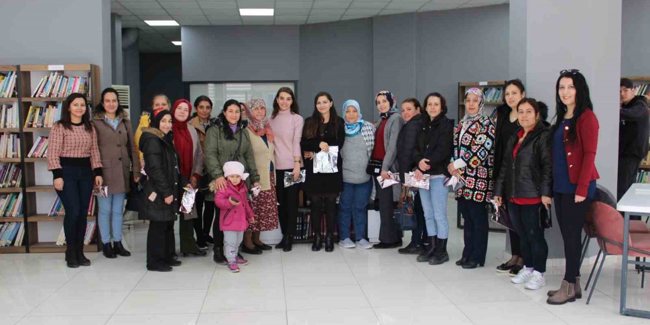 Koçarlı İlçe Kütüphanesi bu kez kadınları ağırladı