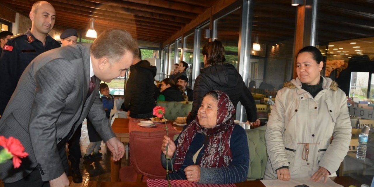 Kaymakam Odabaş’tan 8 Mart Dünya Kadınlar gününde anlamlı ziyaret