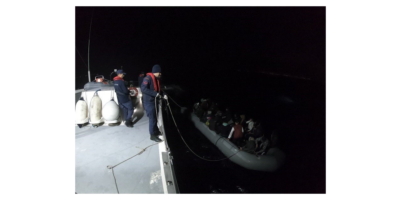 Aydın’da 24 düzensiz göçmen kurtarıldı