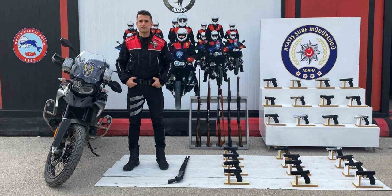 Adana’da 104 silah ele geçirildi