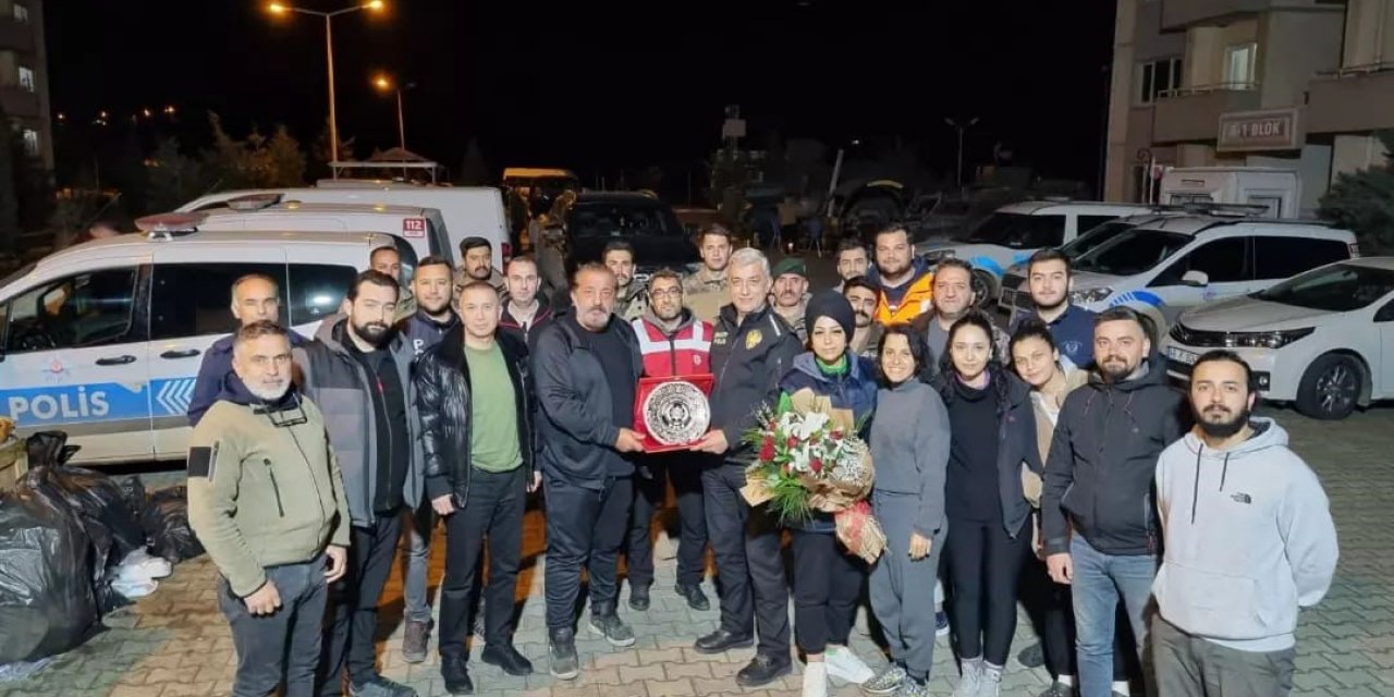 Şef Yalçınkaya’ya Erzincan Emniyet Müdürlüğünden teşekkür