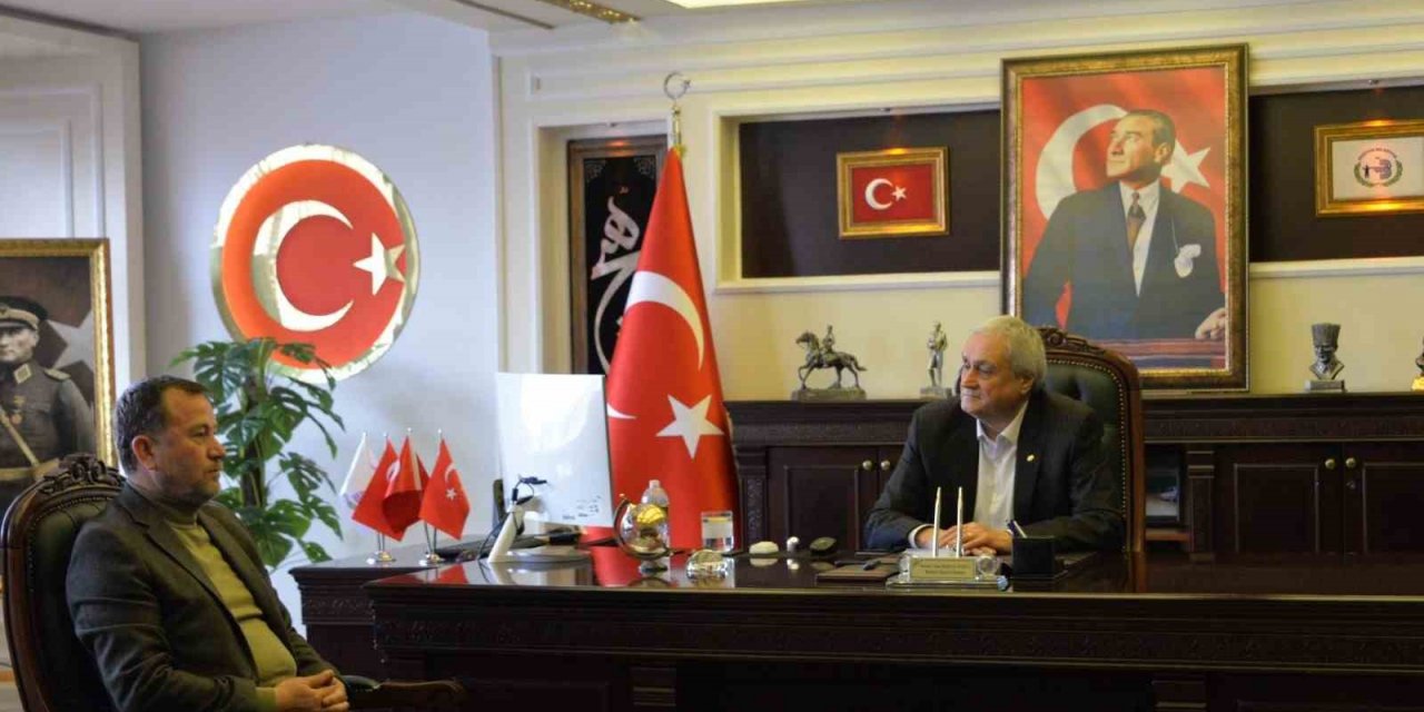 Karkamış Belediye Başkanı Doğan, Başkan Bakkalcıoğlu ile bir araya geldi