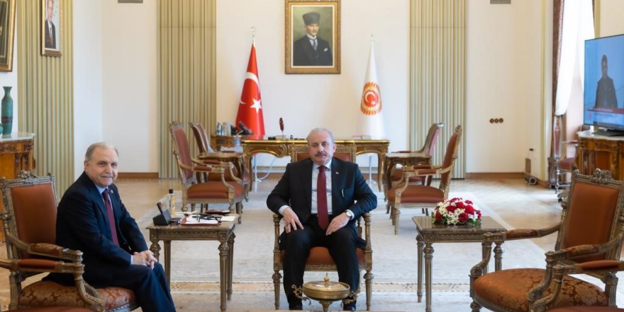 TBMM Başkanı Şentop, İhlas Medya Ankara Temsilcisi Kahraman’ı kabul etti