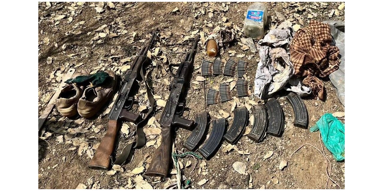 Hakkari’de silah ve mühimmat ele geçirildi