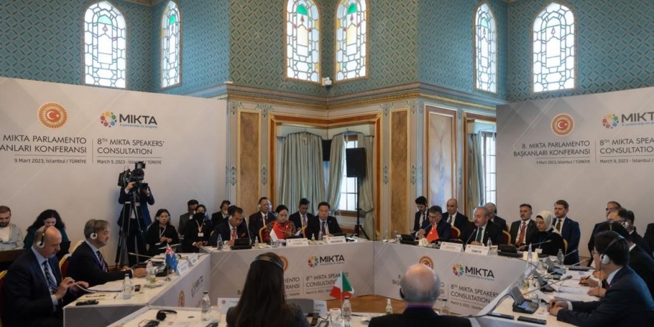 MIKTA 8. Parlamento Başkanları Konferansı TBMM Başkanı Şentop’un ev sahipliğinde başladı
