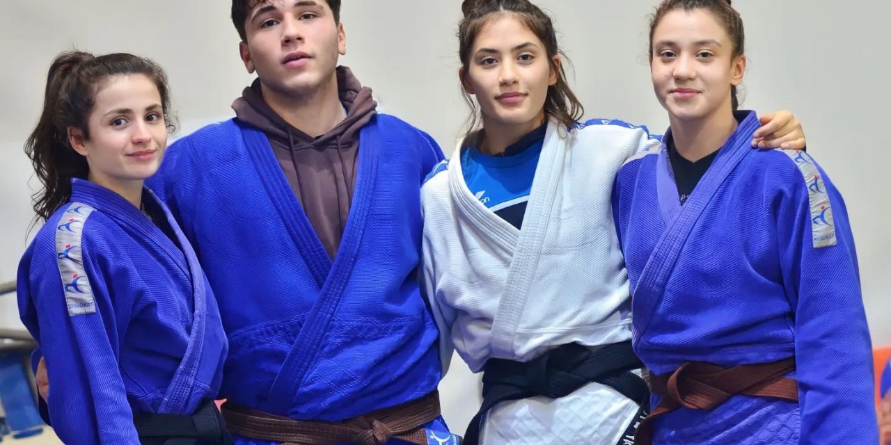 Yunusemreli genç judocular Kocaeli’de madalya hedefliyor